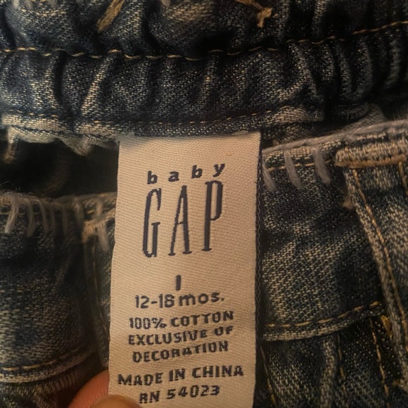 Y2K toddler girl jeans GAP vintage low rise boot cut - Picture 2 of 2